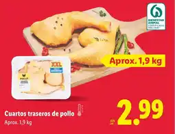 Lidl Cuartos traseros de pollo oferta
