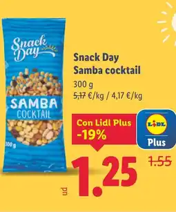 Lidl SNACK DAY Samba cocktail oferta