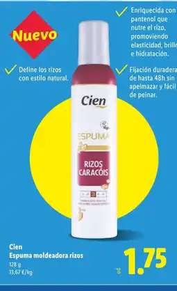 Lidl CIEN Espuma moldeadora rizos oferta