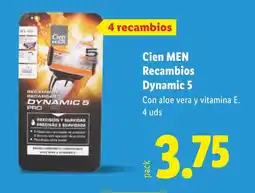 Lidl CIEN Men Recambios Dynamic 5 oferta