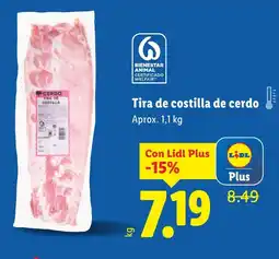 Lidl Tira de costilla de cerdo oferta