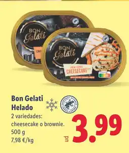 Lidl BON GELATI Helado oferta