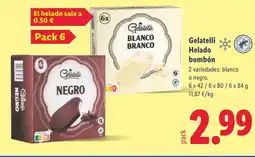 Lidl GELATELLI Helado bombón oferta