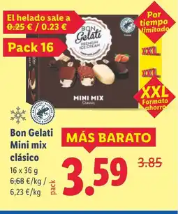 Lidl BON GELATI Mini mix clásico oferta