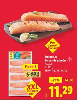 Lidl OCEAN SEA Lomos de salmón oferta