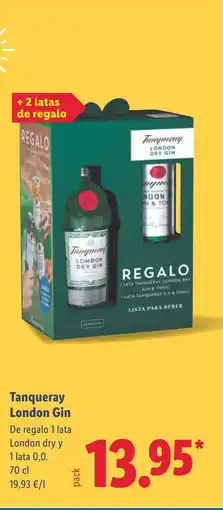 Lidl TANQUERAY London Gin oferta
