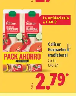 Lidl CALISUR Gazpacho tradicional oferta