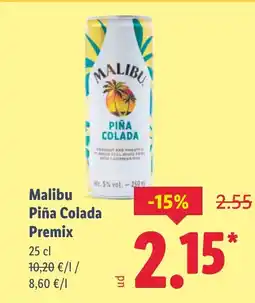 Lidl MALIBU Piña Colada Premix oferta