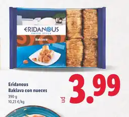 Lidl ERIDANOUS Baklava con nueces oferta