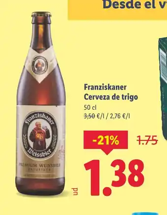Lidl FRANZISKANER Cerveza de trigo oferta