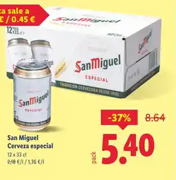 Lidl SAN MIGUEL Cerveza especial oferta
