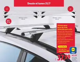 Lidl Ultimate speed Barras de techo universales para coche oferta