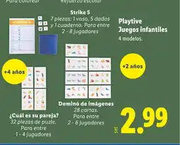 Lidl Playtive Juegos infantiles oferta