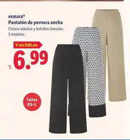 Lidl ESMARA Pantalón de pernera anchaa oferta