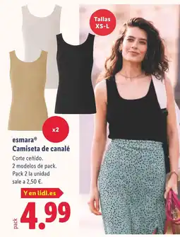 Lidl ESMARA Camiseta de canalé oferta