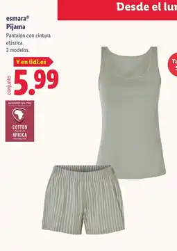 Lidl ESMARA Pijama oferta