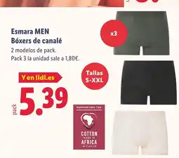 Lidl ESMARA Men Bóxers de canalé oferta