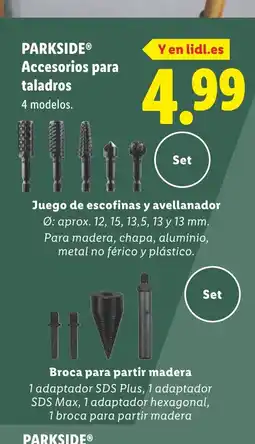 Lidl PARKSIDE Accesorios para taladros oferta