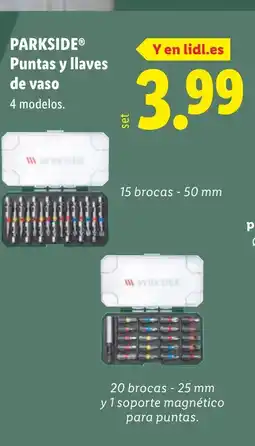 Lidl PARKSIDE Puntas y llaves de vaso oferta