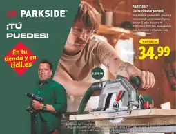 Lidl PARKSIDE Sierra circular portátil oferta