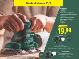 Lidl PARKSIDE Lijadora oferta