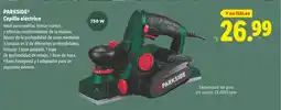 Lidl PARKSIDE Cepillo eléctrico oferta