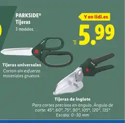 Lidl PARKSIDE Tijeras oferta