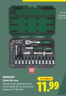 Lidl PARKSIDE Llaves de vaso oferta