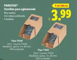 Lidl PARKSIDE Tornillos para aglomerado oferta