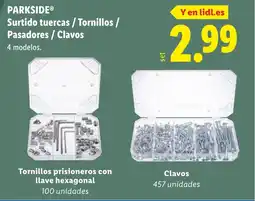 Lidl PARKSIDE Surtido tuercas / Tornillos / Pasadores/Clavos oferta