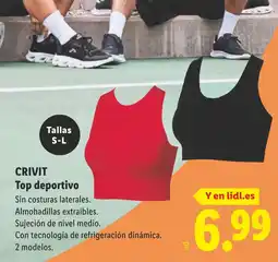 Lidl CRIVIT Top deportivo oferta