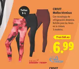 Lidl CRIVIT Mallas técnicas oferta
