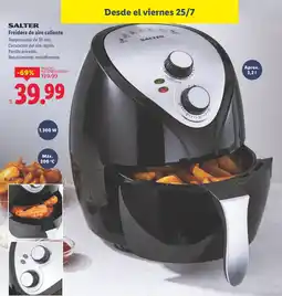 Lidl SALTER Freidora de aire caliente oferta