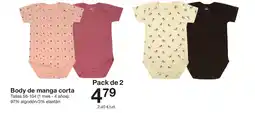 Zeeman Body de manga corta oferta