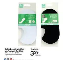 Zeeman Calcetines invisibles perfectos infantiles oferta
