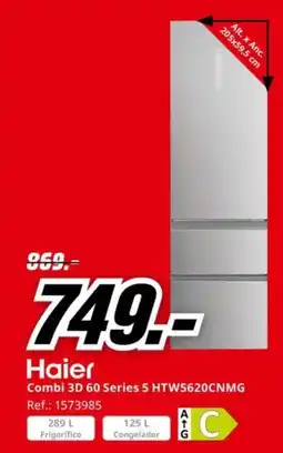 MediaMarkt HAIER Combi 3D 60 Series 5 HTW5620CNMG oferta