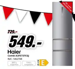 MediaMarkt HAIER Combi A3FE737CGJ oferta
