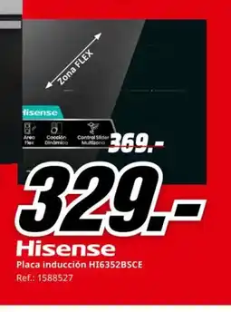 MediaMarkt HISENSE Placa inducción HI6352BSCE oferta
