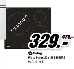 MediaMarkt BALAY Placa inducción 3EB865ERS oferta