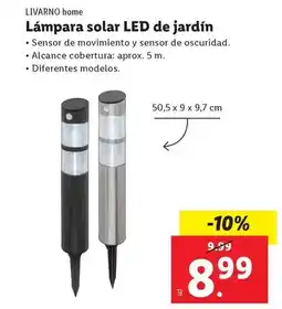 Ocine Livarno home - lampara solar led de jardin oferta