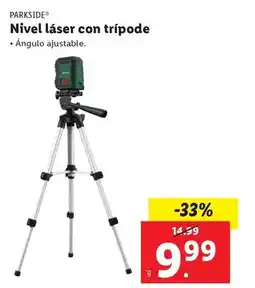 Ocine Parkside - nivel laser con tripode oferta