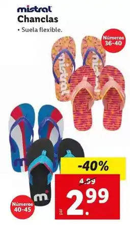 Mistral - chanclas