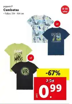 Ocine Pepperts - camisetas oferta