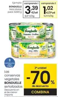 Eroski Bonduelle - maiz dulce oferta