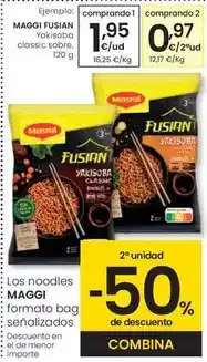 Eroski Maggi - fusian yakisoba classic sobre oferta
