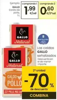 Eroski Gallo - caldo de pollo oferta