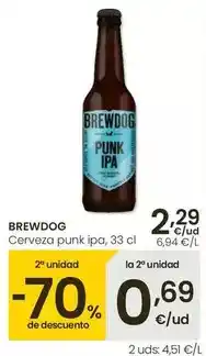 Eroski Brewdog - cerveza punk ipa oferta