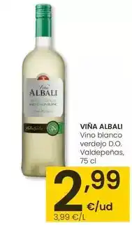 Eroski Viña albali - vino blanco verdejo d.o. valdepeñas oferta