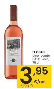 Eroski El coto - vino rosado d.o.c. rioja oferta
