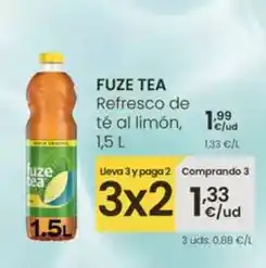 Eroski Fuze tea - refresco de te al limon oferta